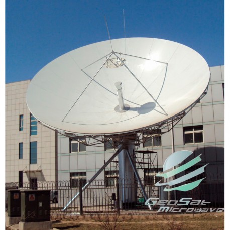 GeoSat 11.3 Meter C-Band (5.85~6.725, 3.4~4.2 Ghz) Earth Station Antenna