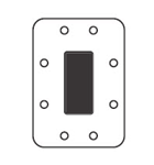 GeoSat Microwave Flexible Waveguide Custom Flange Rectangular Flat Contact