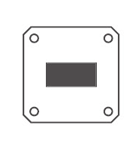 GeoSat Microwave Flexible Waveguide Custom Flange Square WR42 to WR112 / R70 to 220